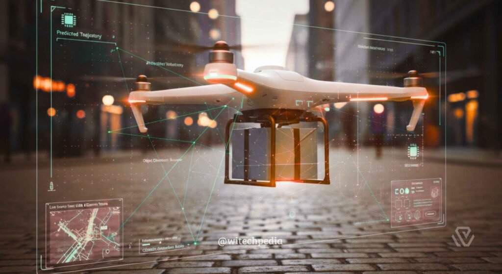 Autonomous Delivery Drone Using Physical Ai And Edge Computing For Real-Time Obstacle Avoidance And Navigation.