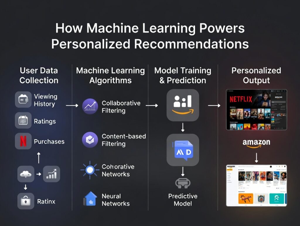 Real-World Machine Learning Examples In Recommendation Systems Like E-Commerce Personalization