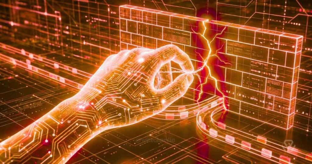 Artificial intelligence algorithms automatically patching security vulnerabilities as part of a preemptive cyber defense system.