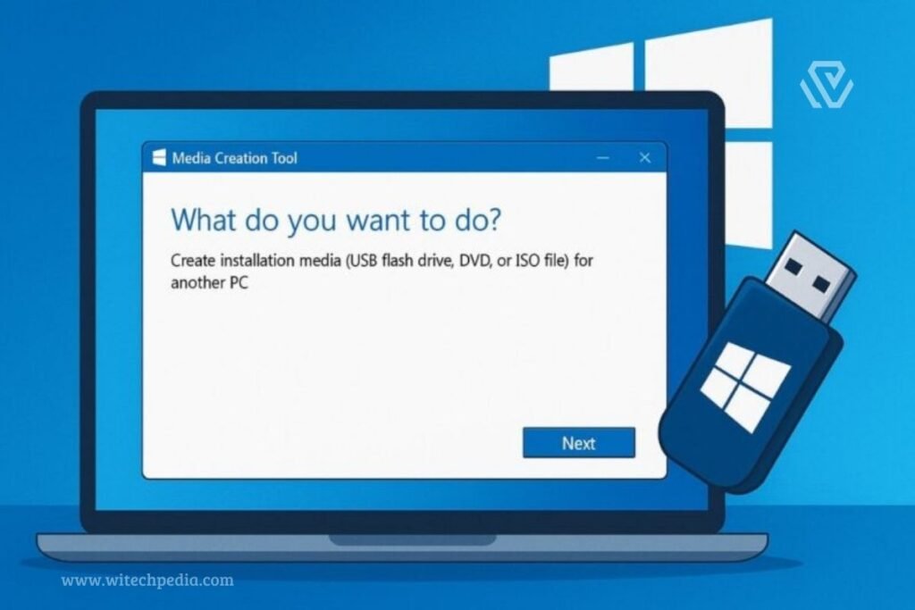 Step-by-step create Windows 10 bootable USB for free