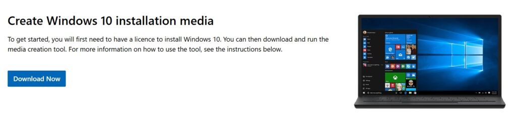 Free Windows 10 ISO download from official Microsoft site