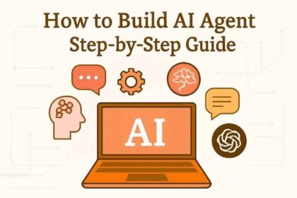 How to build AI agent for FREE from scratch step by step guide illustration