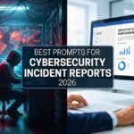 A SOC analyst using the best prompts for cybersecurity incident reports to generate an automated executive summary.
