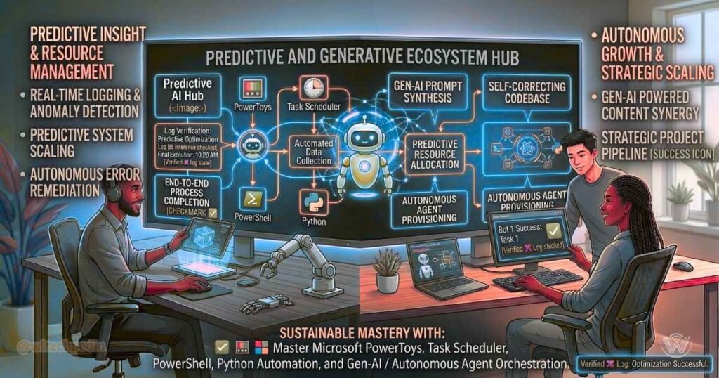 Writing Powershell Automation Scripts In Windows To Organize Downloads And Manage Desktop Files.
