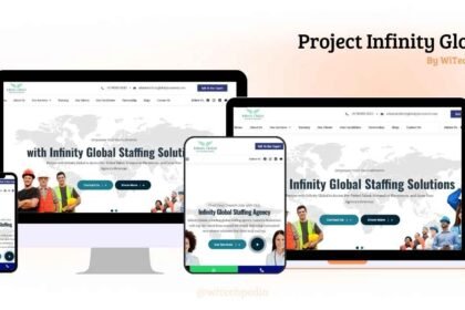 Project Header Image For Seven Rangers Institute Of Nursing Educational Portal Case Study By Witechpedia, Showcasing A Multi-Device Responsive Web Design.